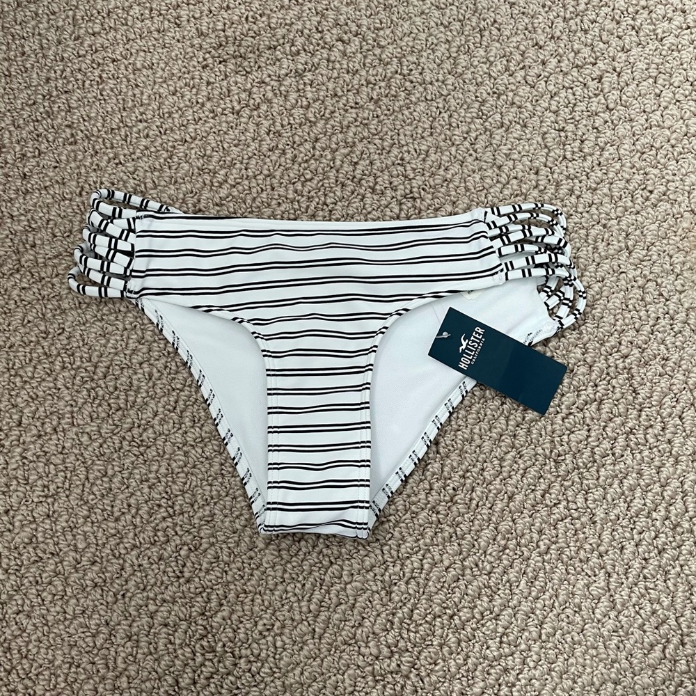 Hollister cheeky striped bikini bottoms